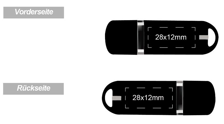Schwarzer-USB-Stick-mit-Logo